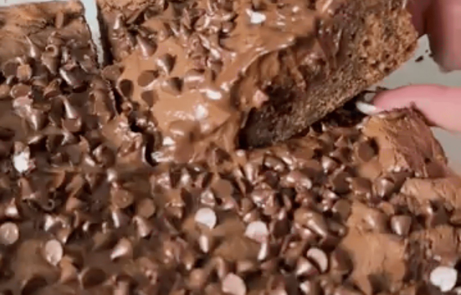 Delicious Marble Nutella Brownies Recipe with Semi-Sweet Chocolate Chips